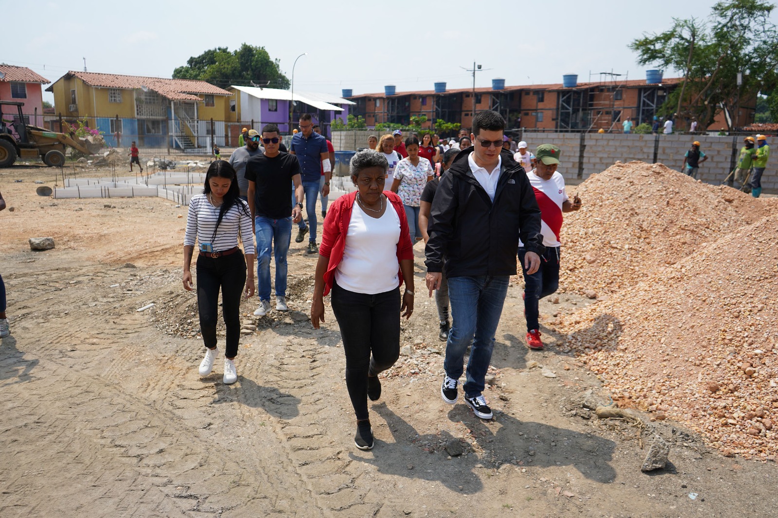 Alcalde Fuenmayor inspeccionó trabajos de construcción del parque recreativo Ezequiel Zamora en la parroquia Miguel Peña
